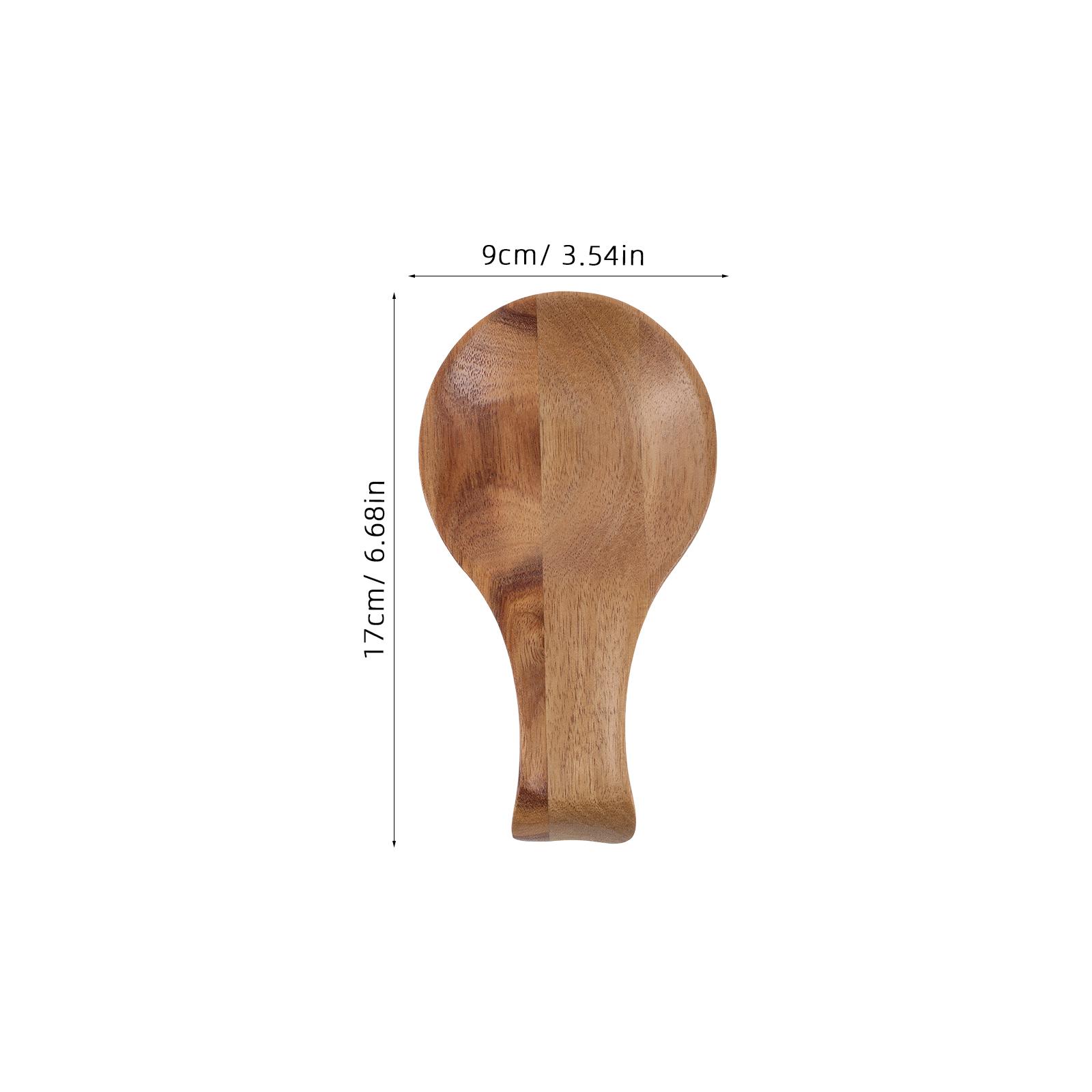 

Wooden Spoon Rest For Kitchen Counter Acacia Wood Utensil Holder Stove Top Organizer Spatula Ladle Holder Natural Wood Kitchen світло-коричневого кольору
