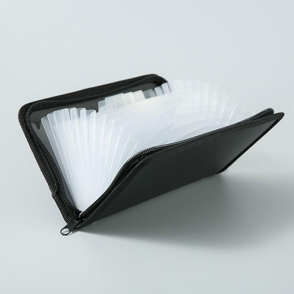 13 Grids A6 File Folder Multi-layer Storage Bag Portable Bill Business Card Storage Book