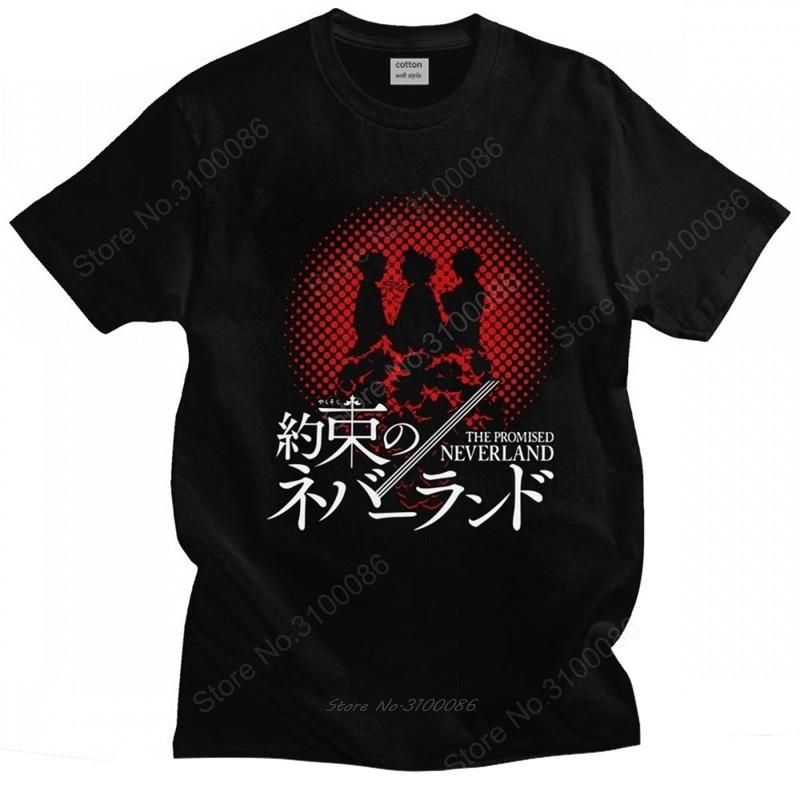 Fashion The Promised Neverland Tshirt Unisex Short Sleeve Yakusoku No Neverland Tee Tops Anime Unisexga T Shirt Cotton Tshirt Merch
