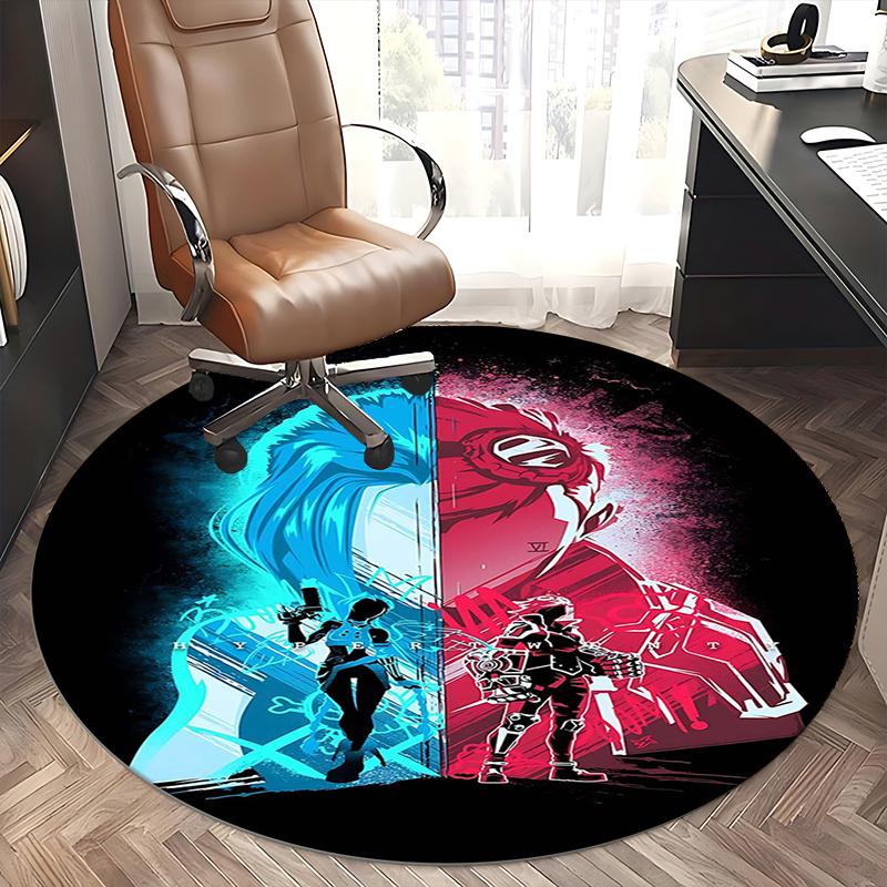 Jinx (League of Legends) Chair mat Round Rug Office carpet, Non slip, Suitable for Living Rooms, Bedrooms Decor 1205537a