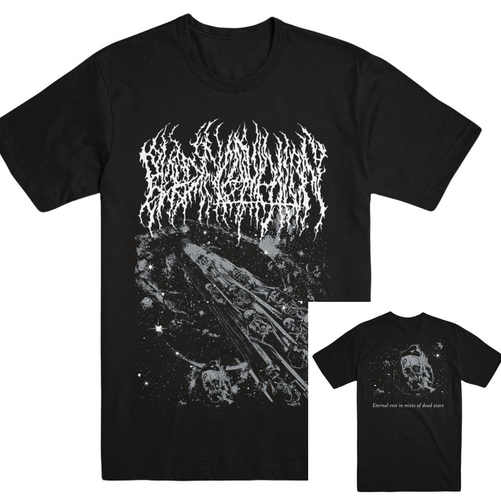 Cosmic Music BLOOD INCANTATION Maglietta da Band Cotone Grafica Unisex Unisex Estate Streetwear