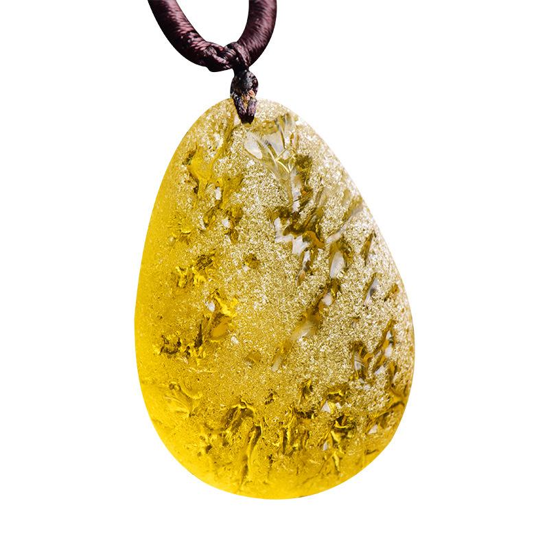 New Golden Cicada Pendant Pixiu Fox Safety Buckle Jewelry Pendant Necklace