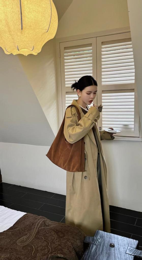 Frosted Cowhide Large Bag Autumn Winter Single Shoulder Tote Underarm High Capacity Casual Crossbody Bag for Women