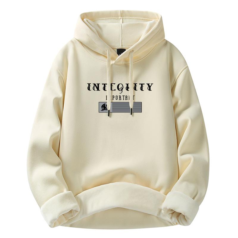 Men's padded hoodie men's autumn and winter new cotton sweater thickened loose warm jacket