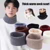 1PC Winter Neck Warmer Scarf Thick Warm Elastic Collar Convertible Headband-like Accessory for Outdoor Casual Office