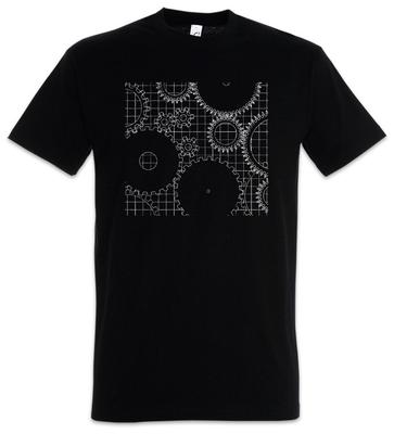 Mechanism II Herren T-Shirt Uhrmacher Uhrwerk Uhren Uhrensammler