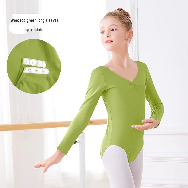 Girls' Long-Sleeve Ballet & Dance Leotard