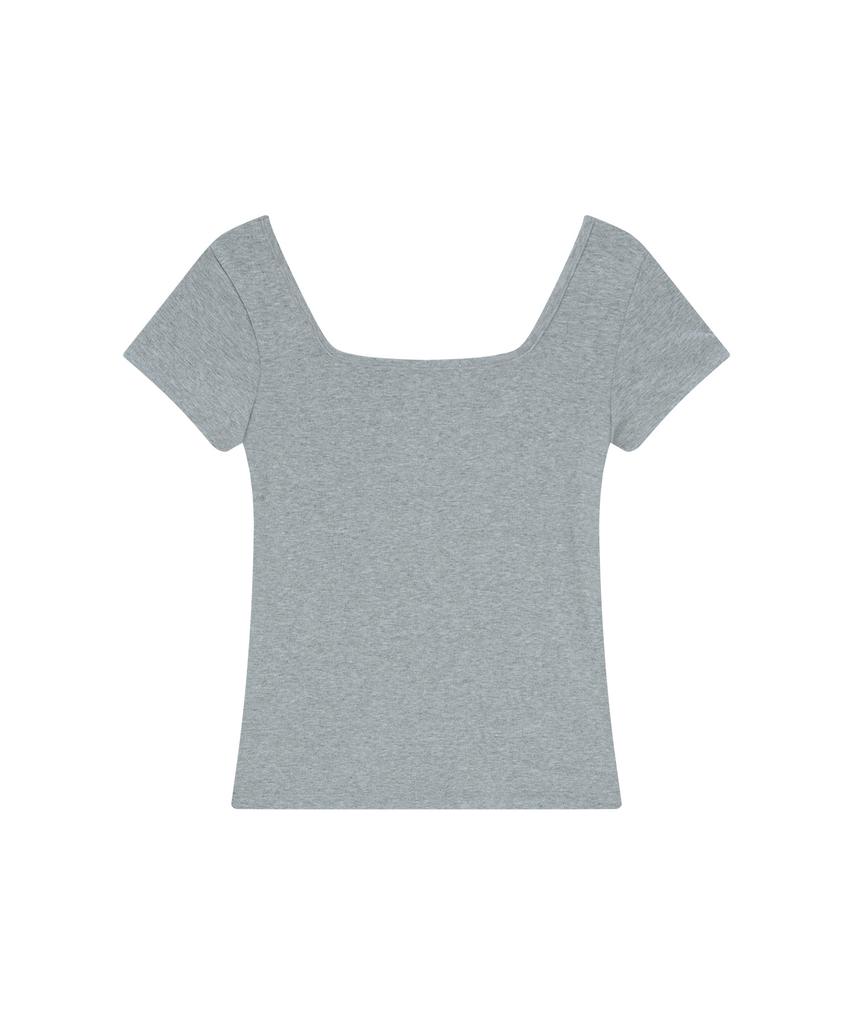 Aejeuon Square Line Tee / Gray