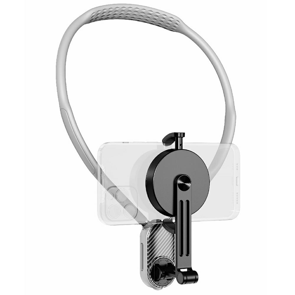 

SCS-NH001 Магнітний тримач для телефону на шию з обертанням на 360 градусів, вільні руки, POV, гнучке кріплення для телефону на шию