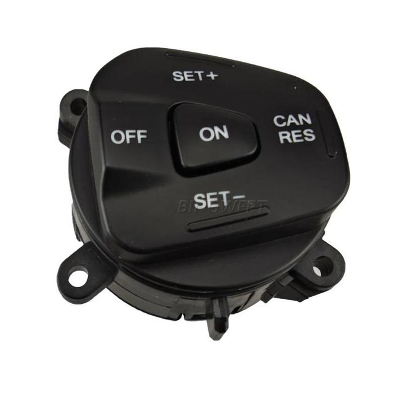 Car Frame Panel Steering Wheel Cover +Cruise Control Buttons + Wire For Ford Fiesta MK7 MK8 Ecosport 2013-2015