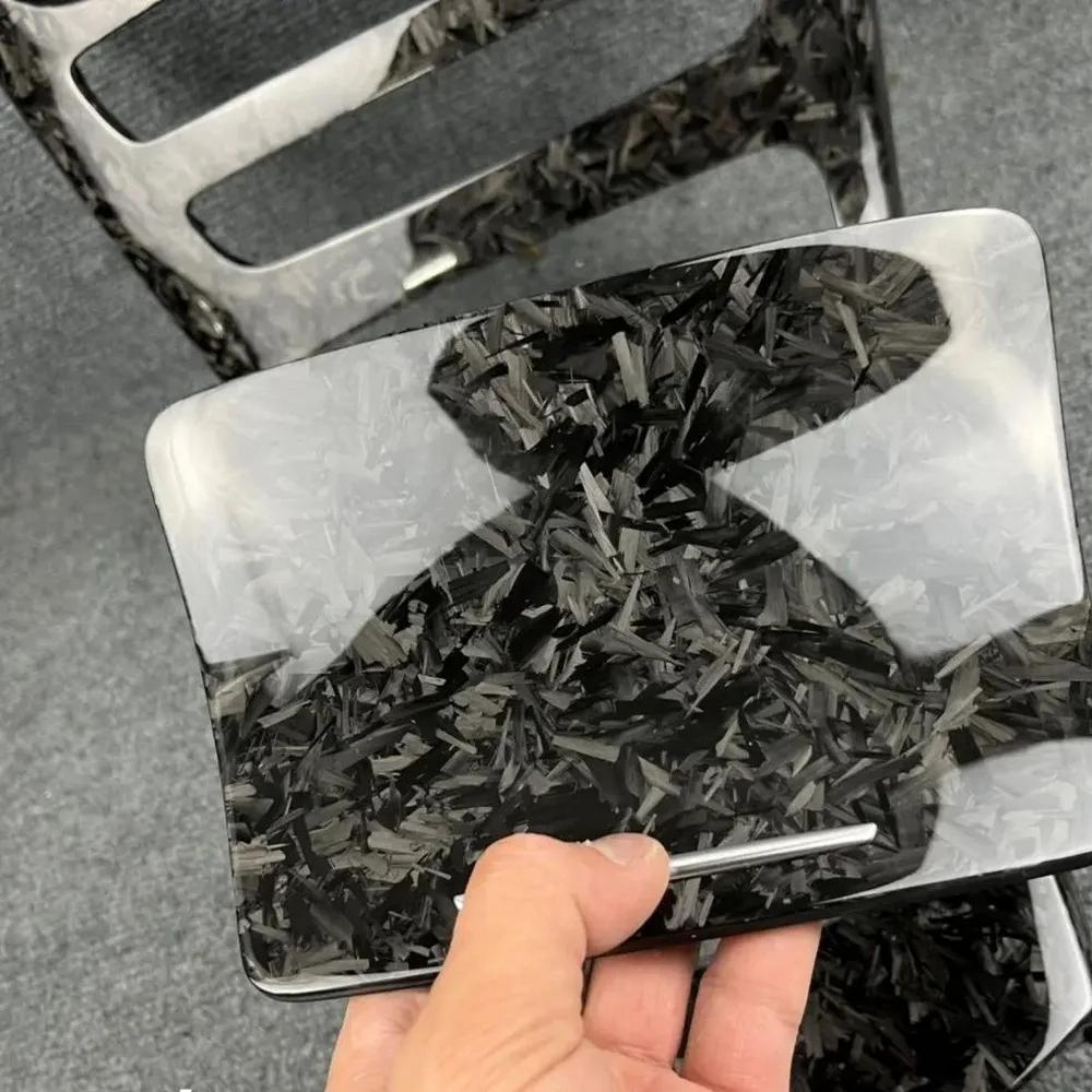 8MM Tvar vloček Kovaná uhlíková vlákna Vysokopevnostní Precizní řezání Sekaná vlákna DIY Díly interiéru a exteriéru vozu