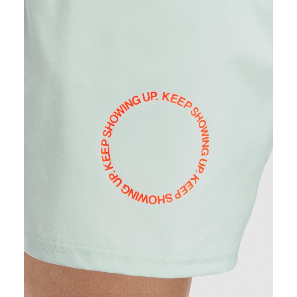 Gymshark Keep Showing Up 7  Shorts Morning Blue A2b9x Udbn