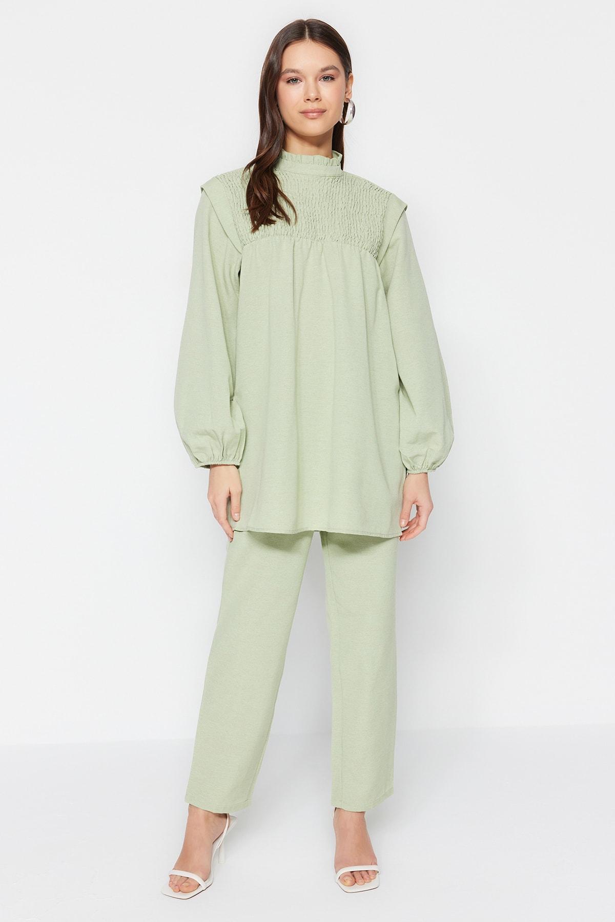 

Комплект из двух предметов - Бежевый - Свободный крой