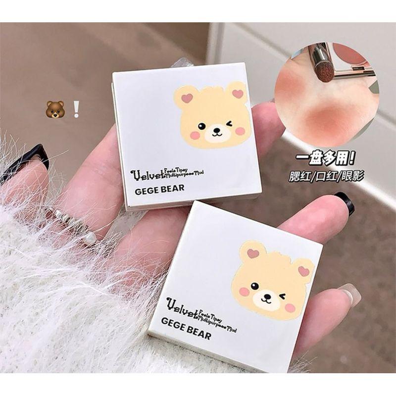 Gege Bear - Velvet Tipsy Lip & Cheek Mud - 4-6