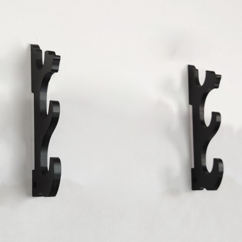 Wall Mount Sword Display Stand 3 Tier Samurai Sword Rack Decorative Multipurpose Sword Holder Wall Display Sword Rack