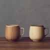 RIVERET Cafe au Lait Mug, 350ml, Bamboo, Dishwasher Safe, Brown, RV-205B