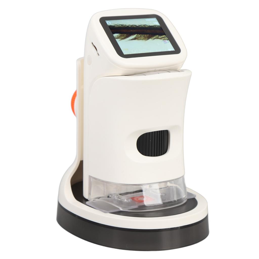 Portable Microscope 2 Inch HD Color Screen 100X to 1000X LED Lighted Pocket Microscope Slide Kit for Science Biology Observation