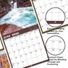 2026 Calendar - JAN 2026 - DEC 2026, 2026 Wall Calendar, 18 Monthly Calendar 2026, 12" x 24" (Open), Wall Calendar 2026 with Unruled Blocks(1.5" x