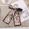 Pearl Hair Band Hair Tie Chiffon Fashion Ribbon Hair Rope Girl Streamer Ponytail Bowknot Ribbon Rubber Band Hair Accessories Headdress