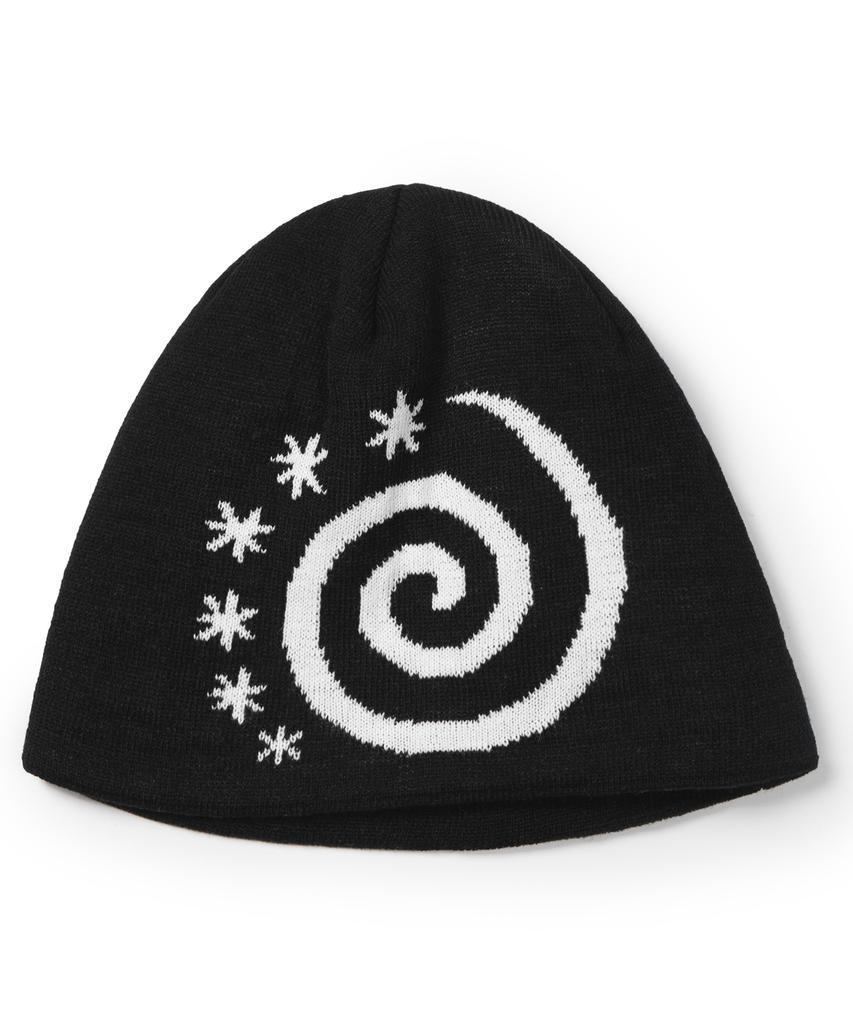 Pideupaipeo Spiral Logo Beanie Black