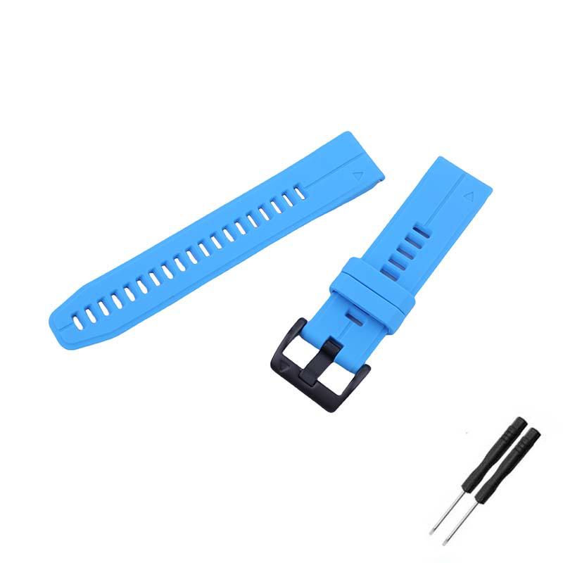 Silicone Quick Release Sport Strap for Garmin Fenix Series