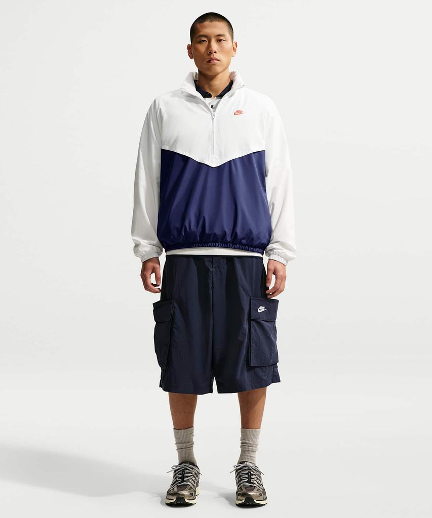 Nike Windrunner Lightweight Half-Zip Jacket M - Summit White:Blue Void:Light Crimson / If3391-121
