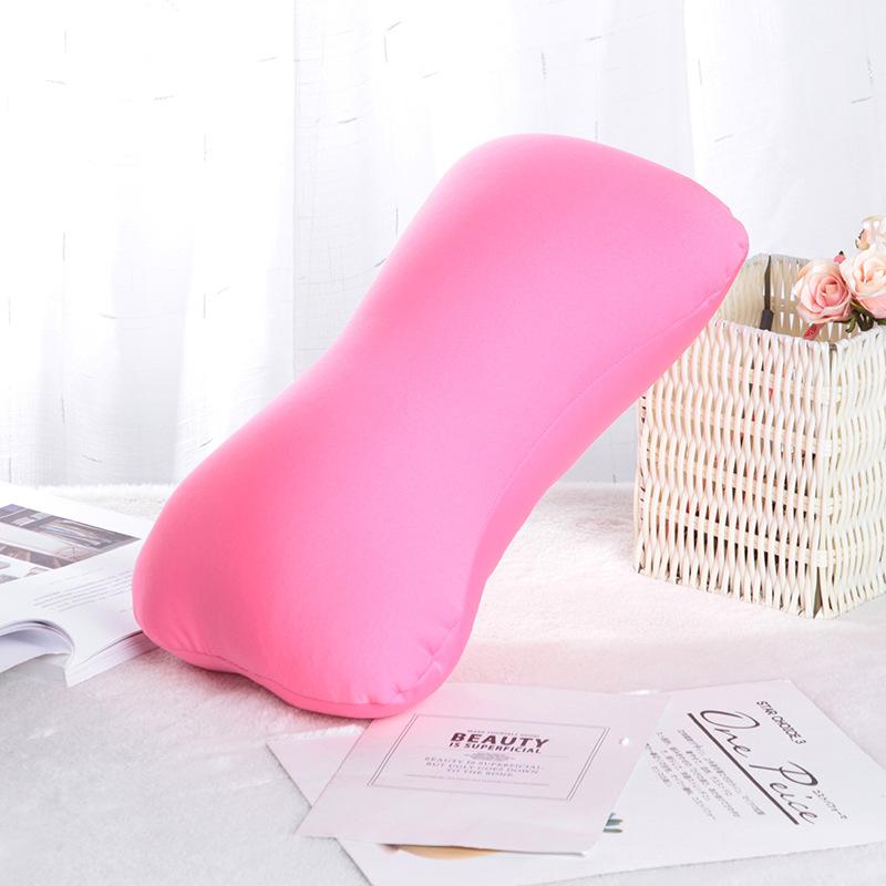 Almohada de espuma de primera calidad con forma de hueso para siestas en la oficina y siestas reparadoras con impresión y diseño portátil