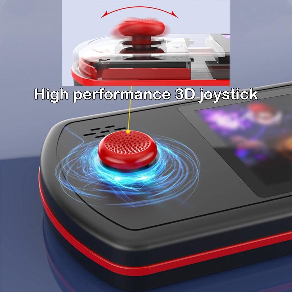 D22 Handheld Game Console with Dual System, Linux + Android, 3.5 Inch IPS Screen, Built-in 5000 Classic Games, Support AV Dual/Single Player