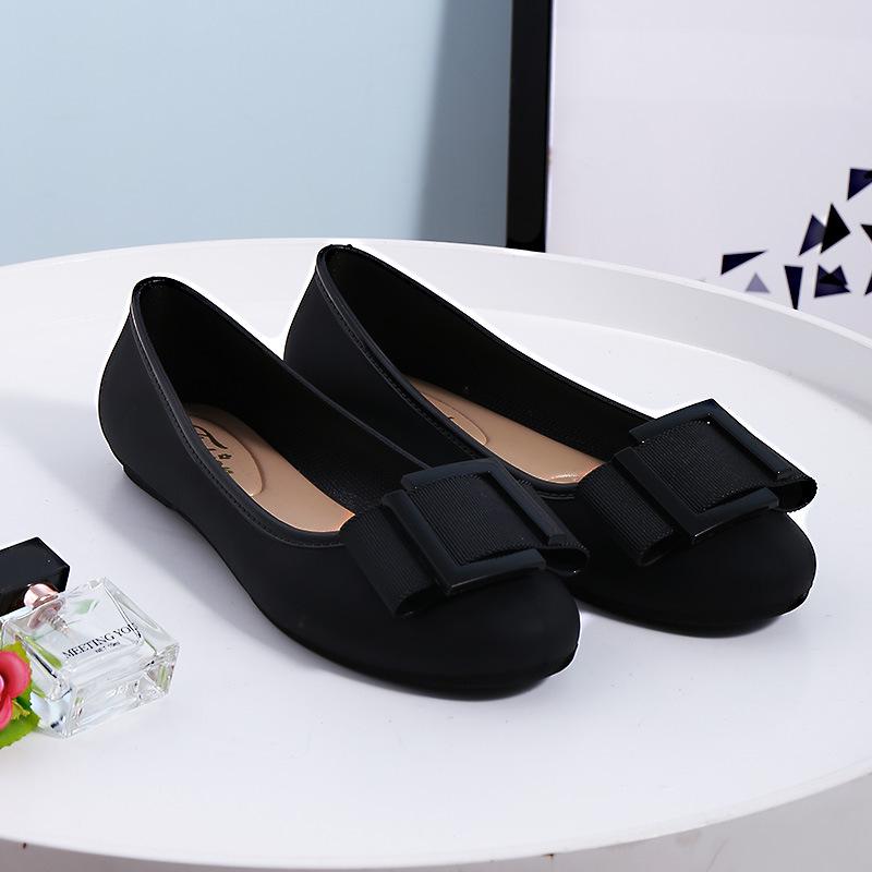 Neue Mode Damen Sommer Jelly Sandalen: Feenstil, Geschlossene Zehen, Vielseitige Strand-Ballerinas