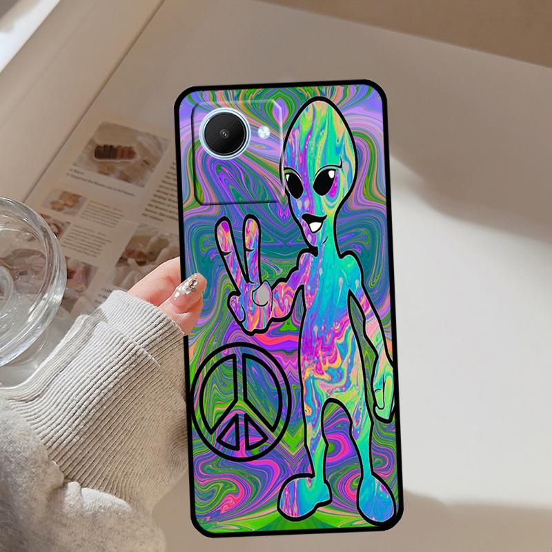 Psychedelic Art Peace For Realme GT 7 Pro 5 GT 6 6T C67 C61 C55 C53 C51 C21Y C25S C75 10 11 12 13 14 Pro Plus Case