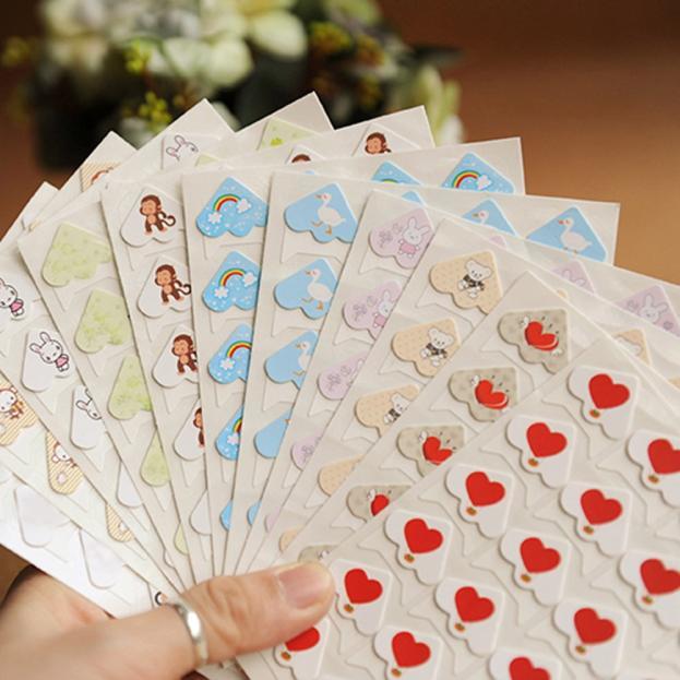 

DIY Фото Альбомы кадр угол бумаги Наклейки скрапбукинга украшения