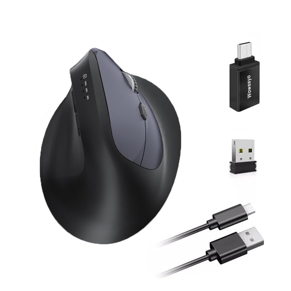 

Quiet Bluetooth 3 6 and Lightweight Bluetooth Dual Wired Mouse with 6 Offset USB Ergonomic Design for Remote Office 6 Lightweight and Compatible with