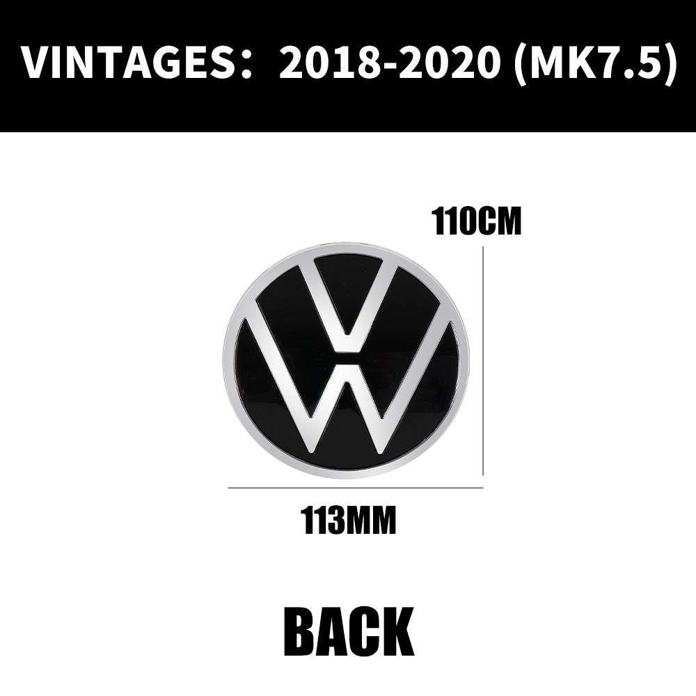 Car Front Grill Emblem Rear Trunk Badge Lid Cover For Volkswagen VW Golf 7 MK7 2014 - 2017 GOLF7.5 MK7.5 2018 - 2020