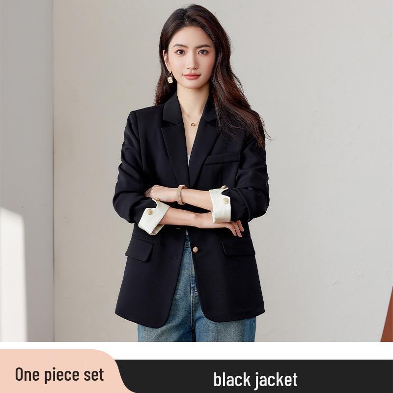 

Женский универсальный блейзер Весна/Осень 2025 - Профессиональный и Повседневный стиль Extra Large