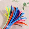 100pcs Educational Toys DIY Strips Twist Bar Chenille Stems Plush Wired Twist Sticks  Handcraft