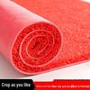 Red Anti-slip PVC Coil Door Mat - Cuttable Hallway Foot Pad