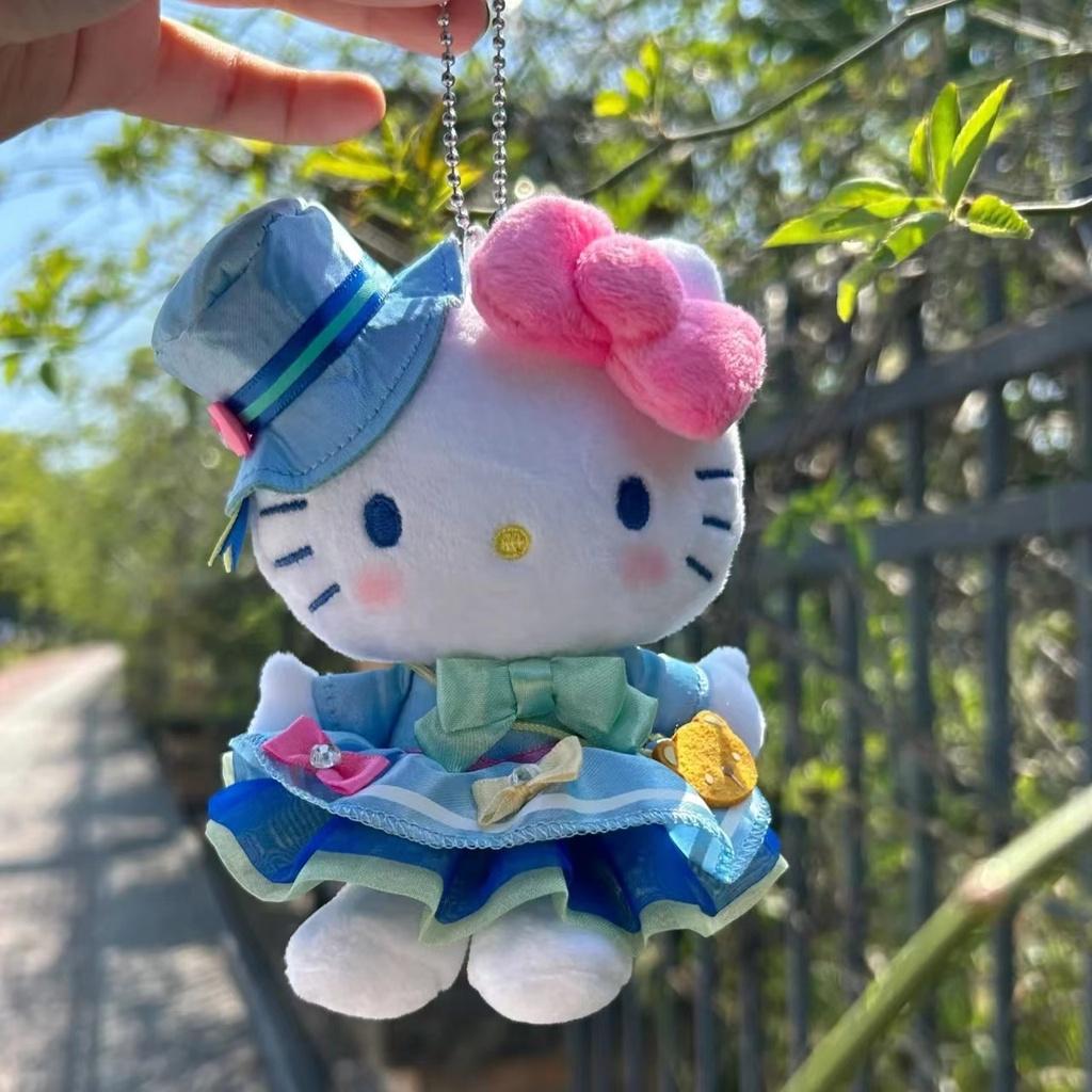 Милое Фиолетовое Платье Принцессы С Подвеской Hello Kitty Плюшевая Игрушка С Очаровательными Чертами