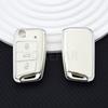 Key Case Cover for VW Golf 7 GTI POLO Touran Tiguan Skoda Octavia Rapid Kodiaq Fabia Seat Ibiza Leon Ateca Arona T-Cross T-Roc