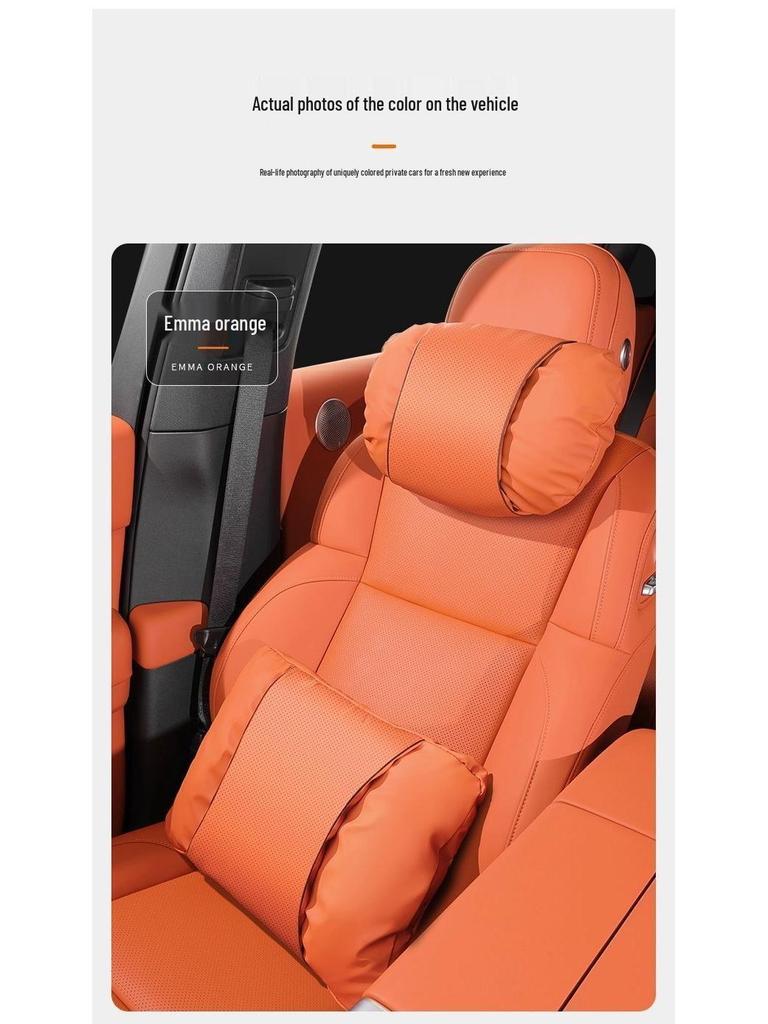 Univerzální prodyšný polštář pro oporu hlavy, krku a beder pro ideální L6L7L8L9 - Celoroční doplněk do interiéru vozu