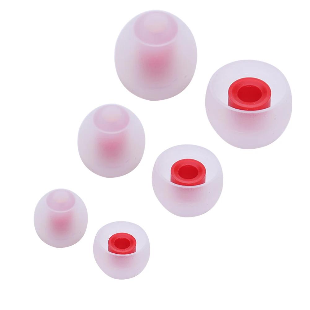 Wireless In Ear Earphone Eartips 3/6 Pair 6pcs L M S Comfortable Silicone Elastic Earbuds Replacement Universal for KZ LZ A4 DZ9