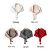 Cashmere Pompon Women's Triangle Shawl Scarf - Thick, Warm Neck Warmer for Autumn/Winter