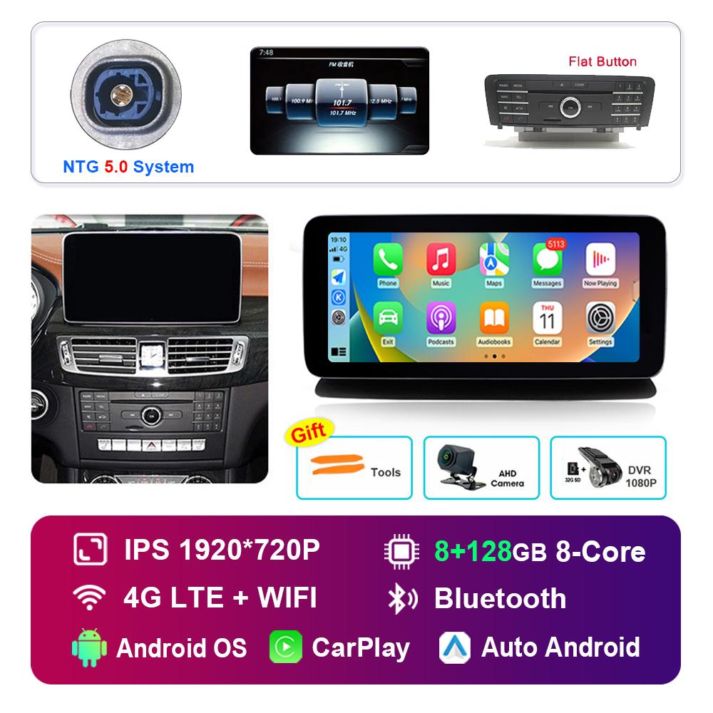 10.25 Inch for Mercedes Benz CLS W218 2010 - 2013 NTG 4.5 5.0 System Android Car Radio Multimedia Player GPS HD Touch Screen