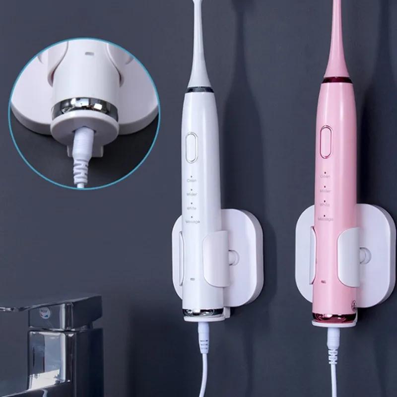 Telescopic Gravity-Sensing Electric Toothbrush Holder Wall Hanging Couple Toothbrush Drain Storage Bathroom Accessories