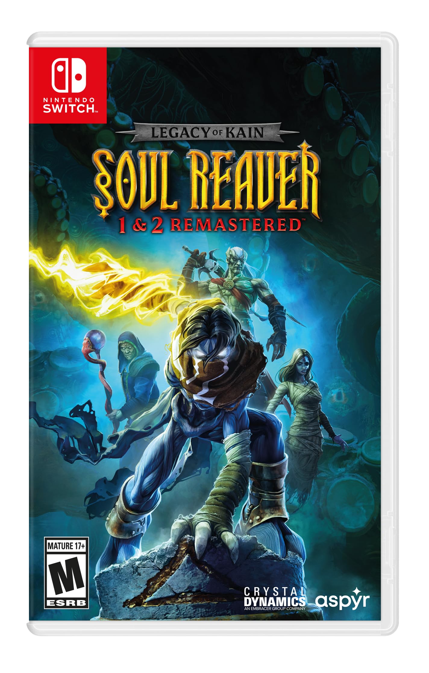 

Legacy of Kain Soul Reaver 1 и 2 Ремастер для Nintendo Switch (Импорт Америка) – красный