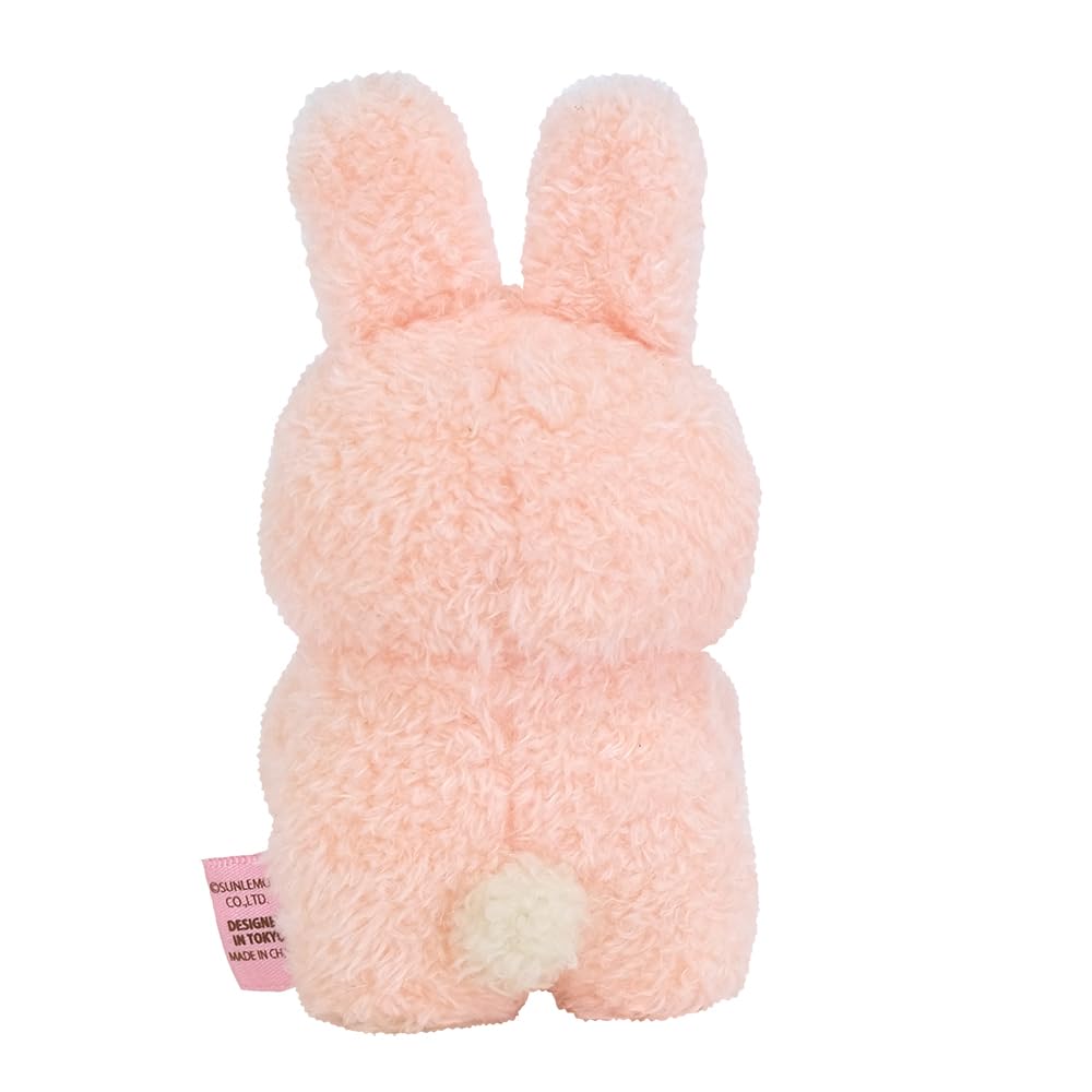 Sunlemon Fluffy Tatton Heart Rabbit roz SS Jucărie de pluș 7×6×13cm P-8972