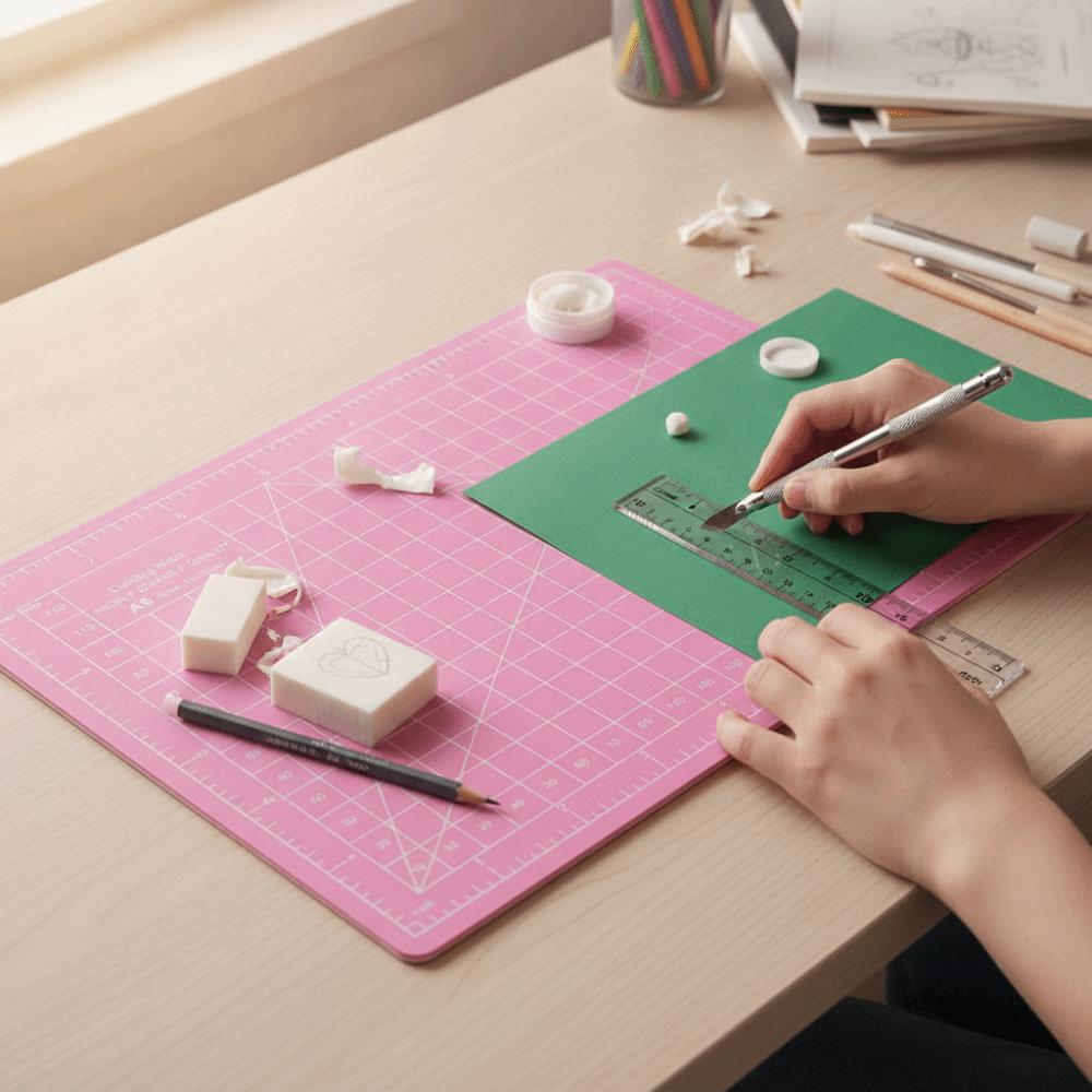 4pcs Scale Grid A5 Cutting Mat A5 Size Craft Cutting Pad Precision Cutting Mat  For Crafting