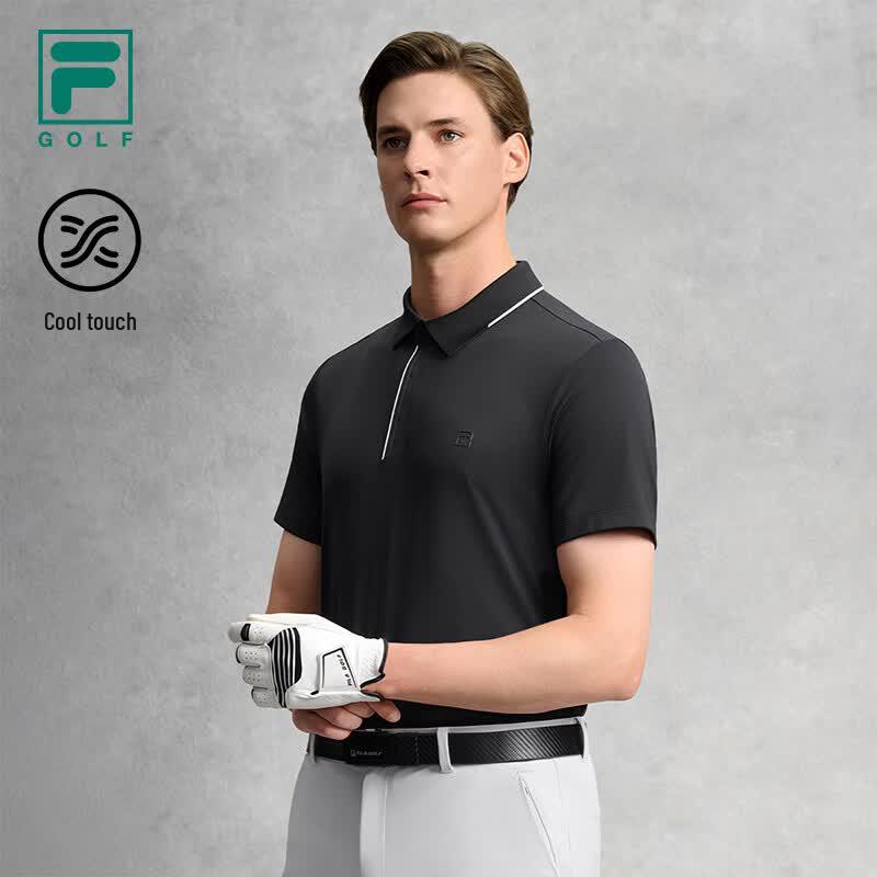 FILA Men s Cooling Knit Short Sleeve Golf Polo Shirt 2XL