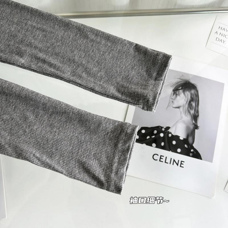 Podzimní Dámské Two Pieces Set Halter Top Korejská móda Gyaru S dlouhým rukávem Crop Tops Trička Y2k Streetwear Trička Coquette Girl Nové