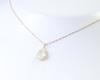 and My Jewelry 18K Gold Natural Opal Necklace Pendant [Your Box] (Pear Shape) [Gift Wrapped]