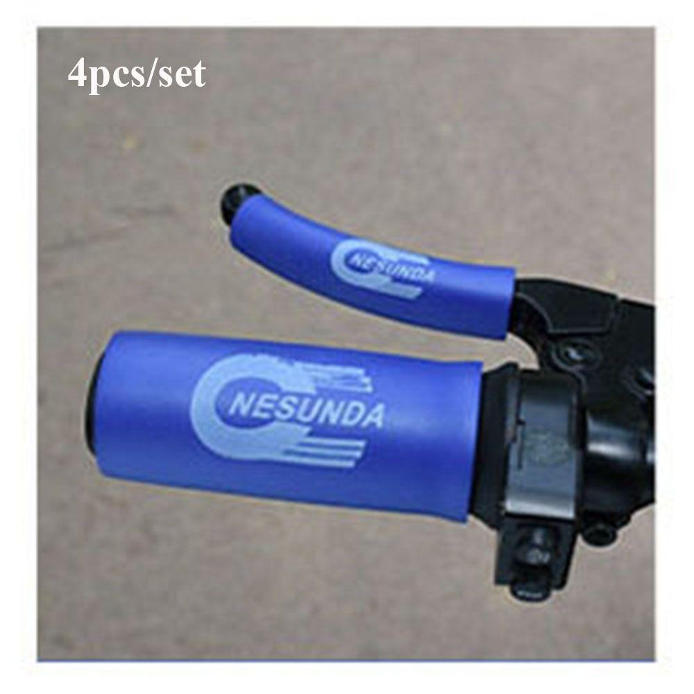 4pcs/set 5 Colors Horn Cover Sponge Handlebar Cover New Electric Bike Gloves  Motorcycle Accessories